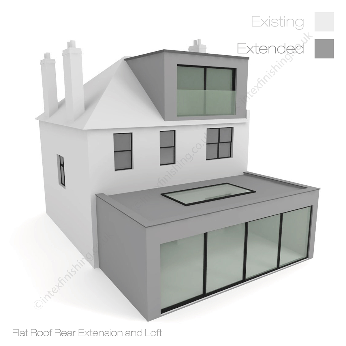 Roof Rear Extension and Loft